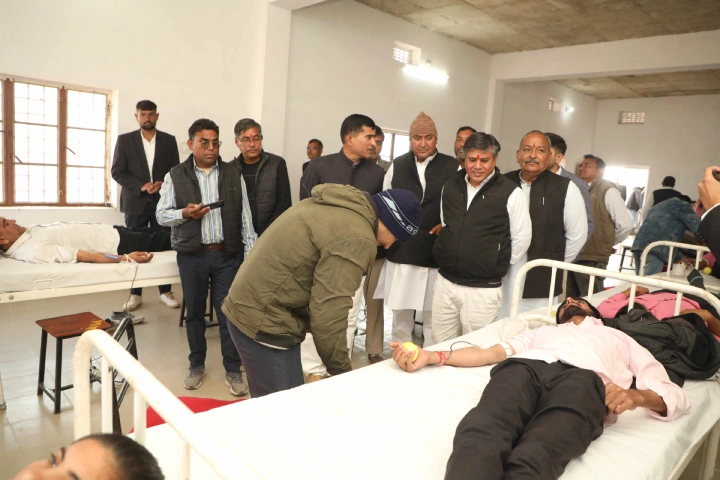 Blood Donation Camp On Youth Festival