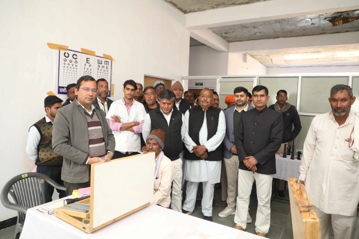 Eye Check Up Camp On Youth Festival